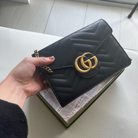 2021 GG Marmont matelassé mini shoulder bag - Picture 4 of 10